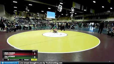 113 lbs Quarterfinal - Tas Storer, Poway vs Zion Mares, Pueblo County