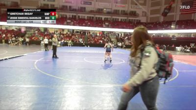 126 lbs Cons. Round 2 - Gretchan Begay, Nampa vs Jessie Simental-Banuelos, Middleton