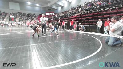 60 lbs Round Of 16 - Danger Welch, Claremore Wrestling Club vs Kellen Daniels, HURRICANE WRESTLING ACADEMY