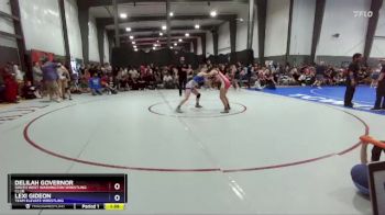 120 lbs Quarterfinal - Delilah Governor, South West Washington Wrestling Club vs Lexi Gideon, Team Elevate Wrestling