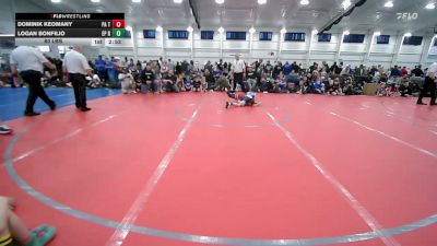 80 lbs Round Robin 1 - Dominik Keomany, PA Titan WC-EL vs Logan Bonfilio, EP Rattlers-EL