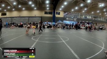 105 lbs Round 2 (4 Team) - Ayden Hudson, Warhawks Wrestling vs Ethan Raley, Junior Terps Xtreme