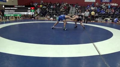 157 lbs Champ. Round 3 - Justin Whitney, Brewton-Parker (GA) vs Reed Noble, Lander