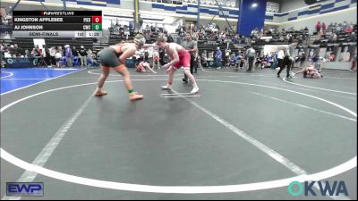 170 lbs Semifinal - Kingston Applebee, Piedmont vs Aj Johnson, Cowboy Wrestling Club