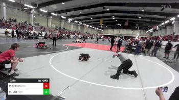 72 lbs Consolation - Presley French, Stout Wr Acd vs Mya Lee, Montezuma Creek Roughnecks