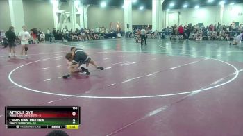 150 lbs Round 1 (10 Team) - Christian Medina, Venice Warriors vs Atticus Dye, Wrestling University