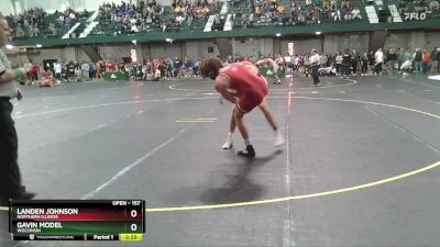 157 lbs Cons. Round 3 - Landen Johnson, Northern Illinois vs Gavin Model, Wisconsin