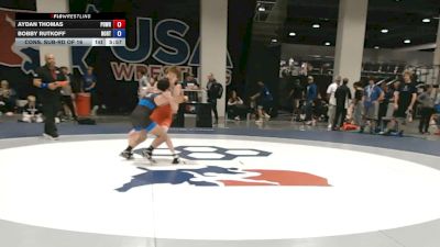 55 kg Cons. Sub-rd Of 16 - Aydan Thomas, Position Wrestling vs Bobby Rutkoff, Norse RTC
