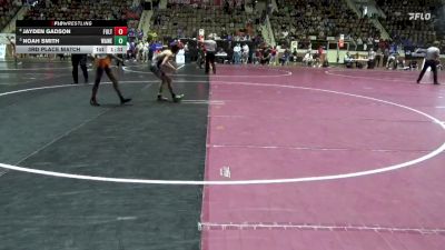 1A-4A 106 3rd Place Match - Noah Smith, Walter Wellborn vs Jayden Gadson, Fultondale