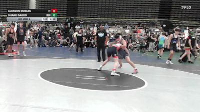 121 lbs Rr Rnd 5 - Jackson Robles, Team Tugman - MSC vs Shane Dagro, Iron Wolves