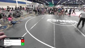 137 lbs Consi Of 16 #2 - Jackson Roorda, W.a.r Wc vs Richie Wolf, Hawaii Island WC