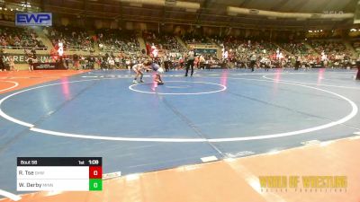 58 lbs Round Of 16 - Ren Tse, Greater Heights Wrestling vs Wiley Derby, Minnesota Elite