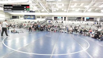 74 lbs Finals (8 Team) - Grey Dias, Shootbox vs Tayven Kem, West Coast Elite