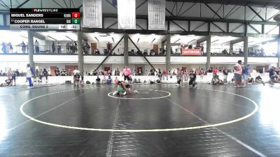 76-85 lbs Cons. Round 2 - Cooper Rangel, Oak Forest Warriors vs Miguel Sanders, STL Warrior