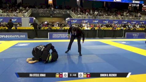 Ira Steele Jonas vs Simon B. Rozinov 2026 Pan Kids Jiu-Jitsu IBJJF Championship