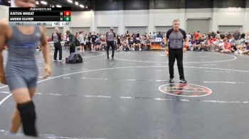 157 lbs Round 1 (4 Team) - Justus Wheat, Funky Bunch vs Jaiden Oliver, Alpha Elite