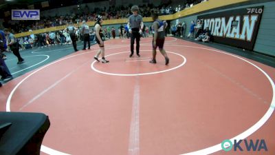 120 lbs Rr Rnd 2 - Serenity Kpiele Poda, Noble Takedown Club vs James Carper, Tecumseh Youth Wrestling