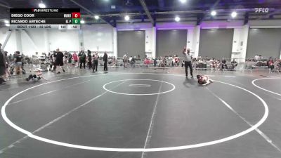 52 lbs Semifinal - Diego Coor, Manu WC vs Ricardo Arteche, El Paso Texas WC