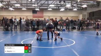49 lbs Prelims - Michael Anello, Bergen Area Dragons ES vs Kohyn Deputy, Broad Axe White ES