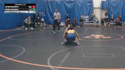 125 lbs Cons. Round 4 - Deven Jackson, Elizabethtown vs Jaydin Barreto, Misericordia