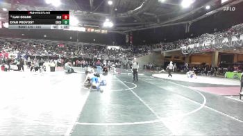 120 lbs Champ. Round 2 - Ilan Shank, Nampa vs Evan Provost, Crook County