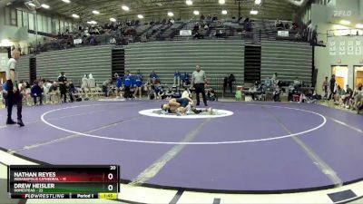 113 lbs Placement Matches (8 Team) - Drew Heisler, Homestead vs Nathan Reyes, Indianapolis Cathedral