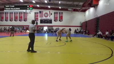 184 lbs Cons. Round 2 - Isaac Villalobos, Bakersfield College vs Kipp Tyler, Bakersfield College
