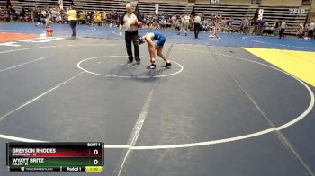 135 lbs Semis (4 Team) - Wyatt Britz, Foley vs Greyson Rhodes, Owatonna