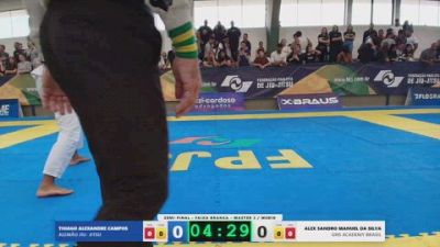 ALEX SANDRO MANUEL DA SILVA vs THIAGO ALEXANDRE CAMPOS 2026 FPJJ Copa Grandes Mestres Etapa 3