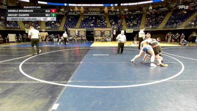 124 lbs Consy 5 - Angela Rougeaux, Clearfield vs Hayley Cilento, Wilson