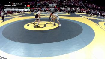 D2-113 lbs 5th Place Match - Bronko Braun, Indian Valley vs Cael Lowdermilk, Carrollton