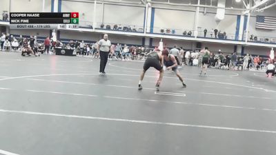 174 lbs Round Of 16 - Cooper Haase, Army-West Point vs Nick Fine, Columbia