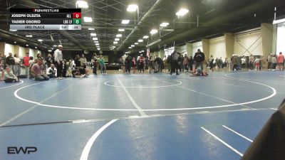 85 lbs 3rd Place - Joseph Olszta, All American Wrestling vs Yadier Osorio, Legends Of Gold LV