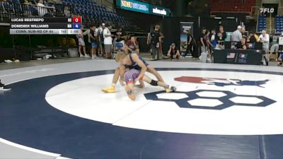 120 lbs Cons. Sub-rd Of 64 - Lucas Restrepo, NC vs Domenek Williams, MN
