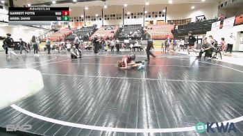 61 lbs Rr Rnd 5 - Garrett Potts, Wagoner Takedown Club vs Aksel Davis, Tahlequah Wrestling Club