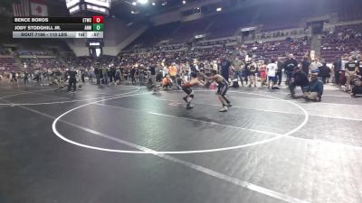 115 lbs Cons. Sub-quarters - Bence Boros, Erie Tigers Wrestling Club vs Jody Stodghill Jr., Animal House Wrestling