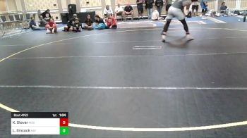 175 lbs Round Of 16 - Kelan Stever, Reign WC vs Luke Sincock, Mat Demon WC