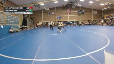 157 lbs Cons. Round 4 - Kade Haselman, Colorado State vs Paul Anthony Johnson, Sierra College