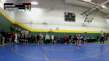 150 lbs Champ. Round 2 - Griffen Beery, Marysville vs Braxden Martin, Perkins