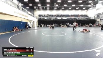133 lbs Cons. Semi - Emilio Medina, Mt San Antonio College vs Johnathan Woods, Bakersfield College