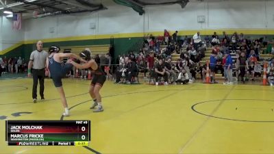 138 lbs Cons. Round 2 - Marcus Fricke, Washington (massilon) vs Jack Molchak, Solon