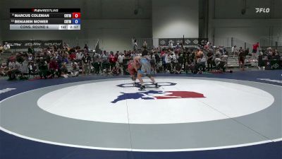 86 lbs Cons. Round 6 - Marcus Coleman, Cyclone RTC/ Titan Mercury Wrestling Club (TMWC) vs Benjamin Mower, Cowboy RTC/ Titan Mercury Wrestling Club (TMWC)