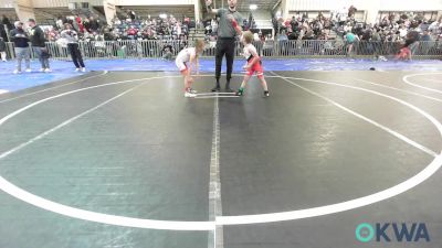 60 lbs Quarterfinal - Whitten Rowell, Elgin Wrestling vs Jeremiah Beverly, Duncan Demon Wrestling