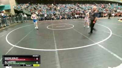 122-127 lbs Round 1 - Eli Griffen, Silver State Wrestling Academy vs Gavon Smiley, Spanish Springs Wrestling Club