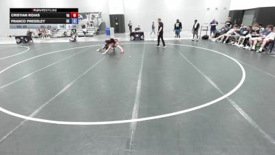 106 lbs Cristian Rojas, Virginia vs Franco Pressley, South Carolina