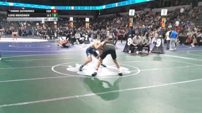 138 lbs Round Of 32 - Vinnie Gutierrez, Fountain Valley (SS) vs Luke Menzimer, La Costa Canyon (SD)