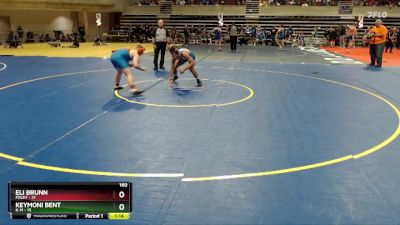 160 lbs Finals (8 Team) - Keymoni Bent, K-M vs Eli Brunn, Foley