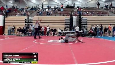 157 lbs Champ. Round 3 - Andrew Botner, North Vermillion vs Brevin Cannon, Pike Wrestling Organization