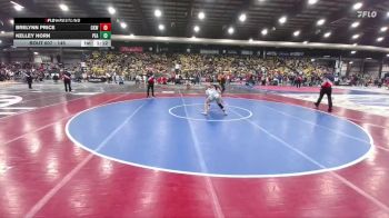 145 lbs Quarterfinal - Brelynn Price, Cobbler Kids Wrestling vs Kelley Horn, Peak