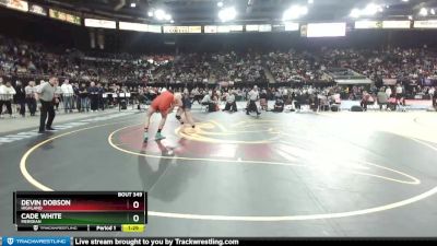 5A 160 lbs Semifinal - Cade White, Meridian vs Devin Dobson, Highland